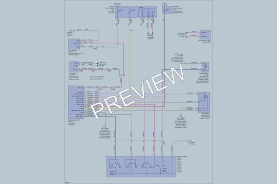2012 Ford Fusion Wiper Washer wiring diagram preview