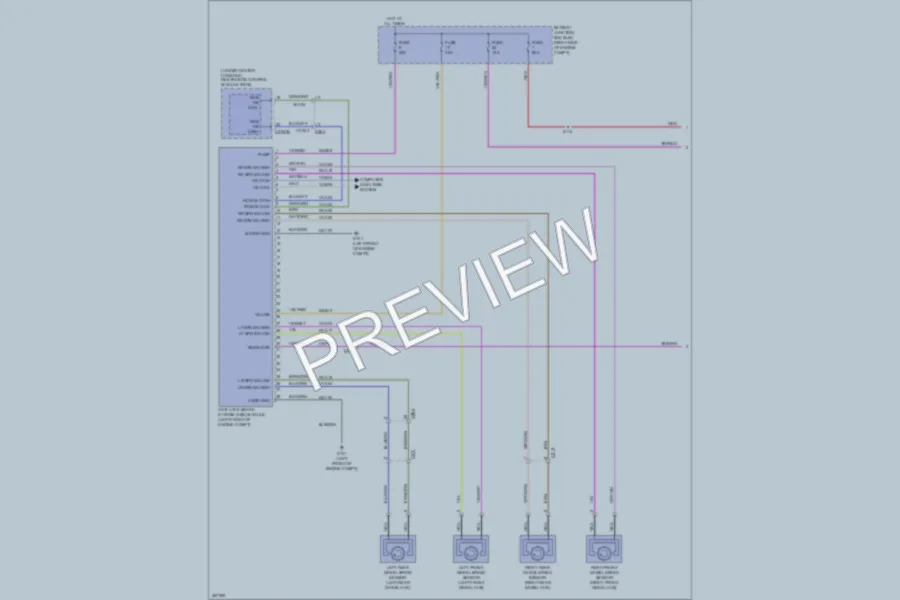 2012 Ford Mustang Anti Lock Brakes wiring diagram preview