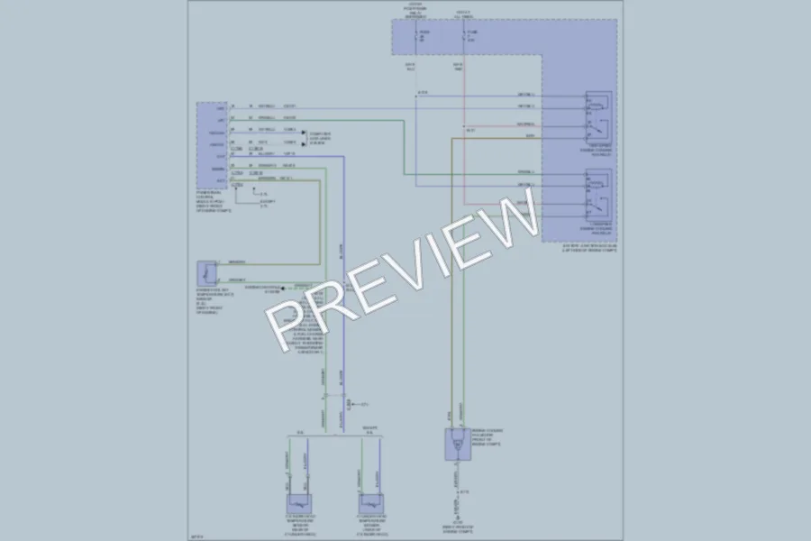 2012 Ford Mustang Cooling Fan wiring diagram preview