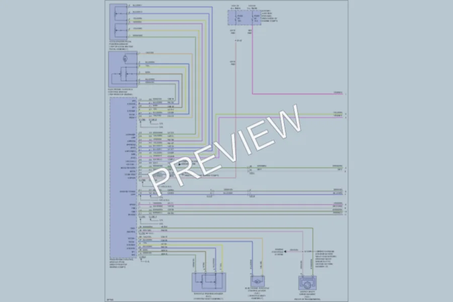 2012 Ford Mustang Cruise Control wiring diagram preview