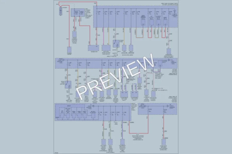 2012 Ford Mustang Power Distribution wiring diagram preview