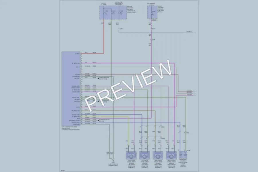 2012 Ford Taurus Anti Lock Brakes wiring diagram preview