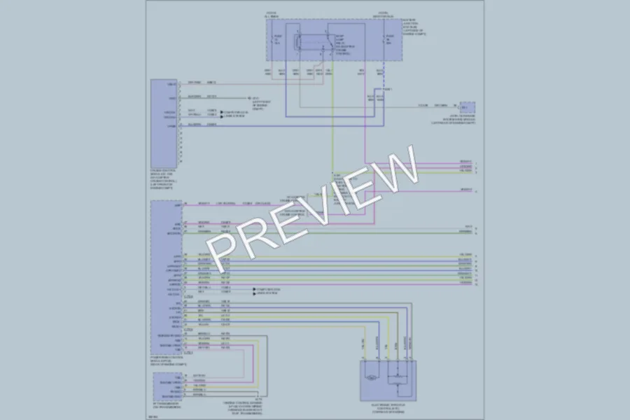 2012 Ford Taurus Cruise Control wiring diagram preview