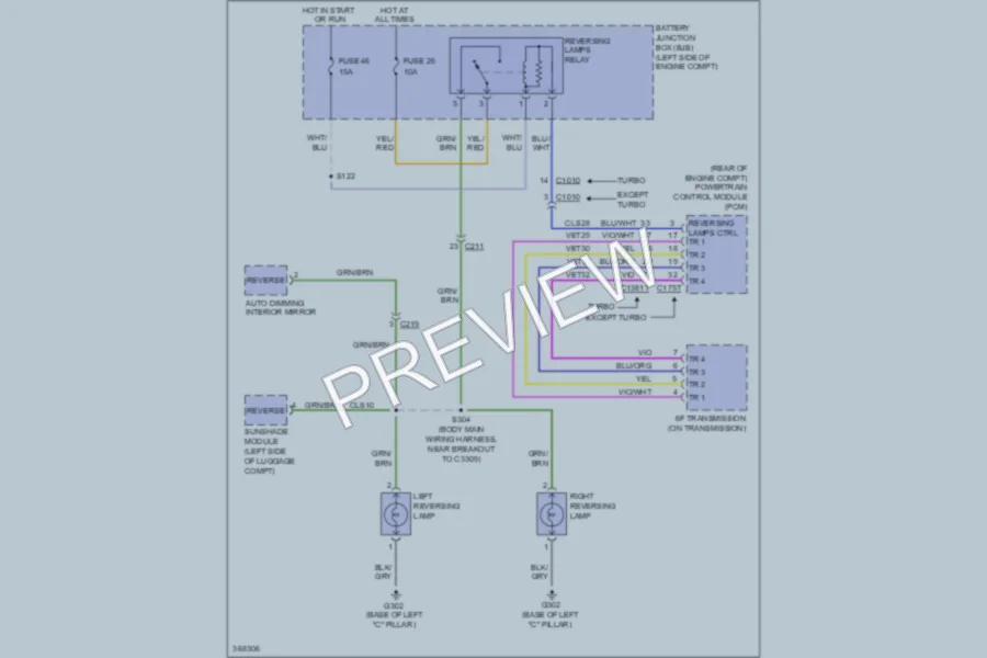 2012 Ford Taurus Exterior Lights wiring diagram preview