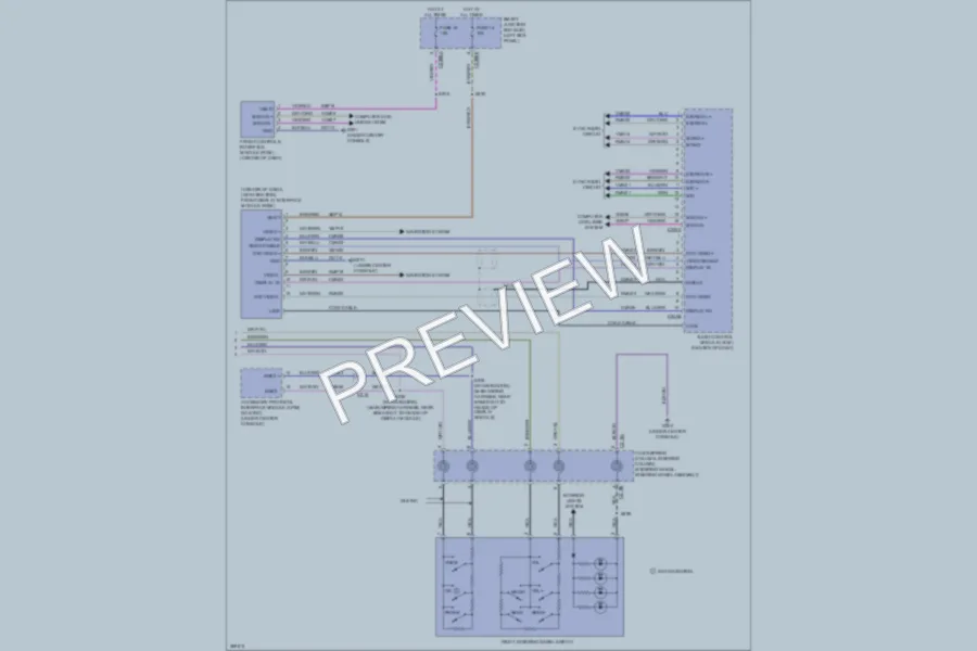 2012 Ford Taurus Radio wiring diagram preview