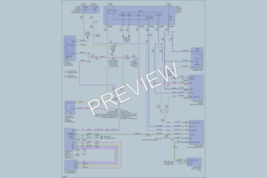2012 Ford Taurus Shift Interlock wiring diagram preview