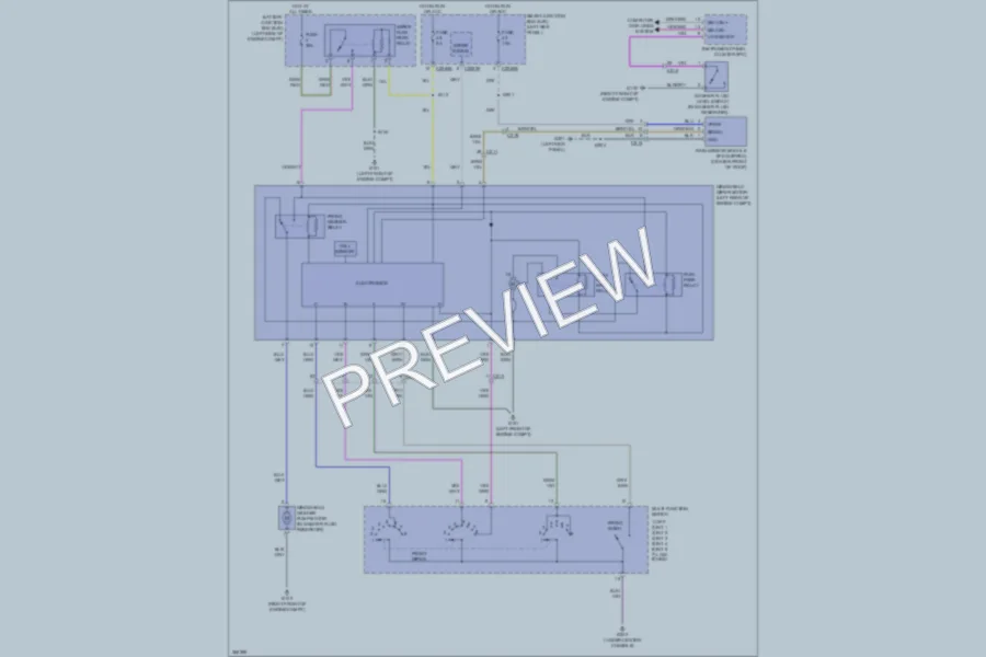 2012 Ford Taurus Wiper Washer wiring diagram preview