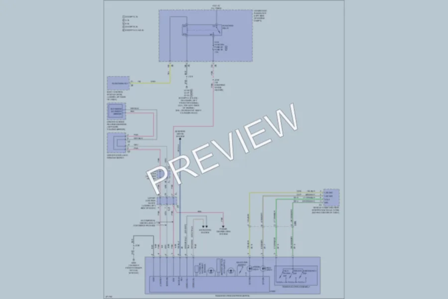 2012 GMC 2500 Hd Power Mirrors wiring diagram preview