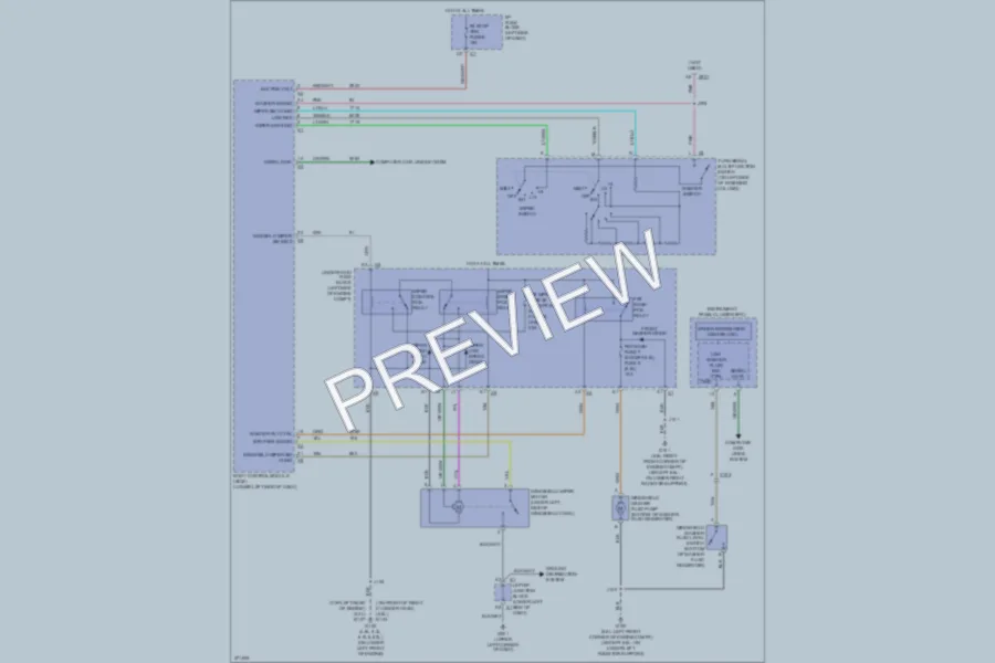 2012 GMC 1500 Wiper Washer wiring diagram preview