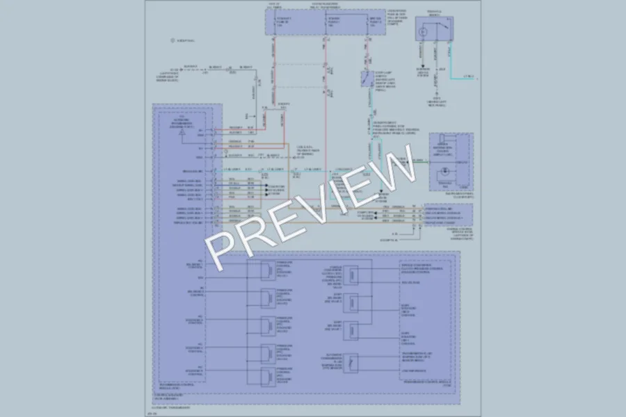 2012 GMC G3500 Transmission wiring diagram preview