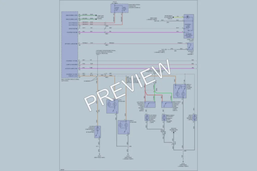 2012 GMC Terrain Interior Lights wiring diagram preview
