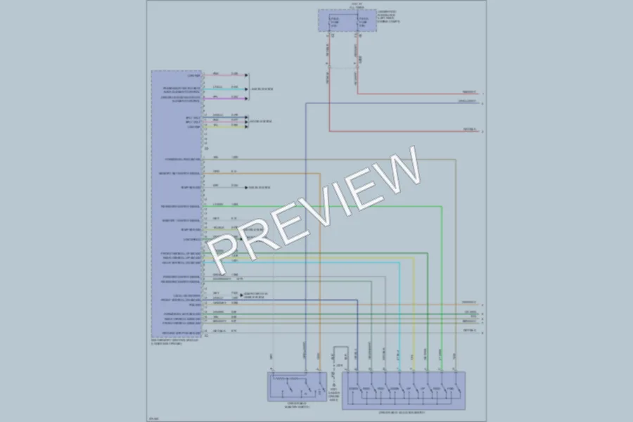 2012 GMC Terrain Memory Systems wiring diagram preview