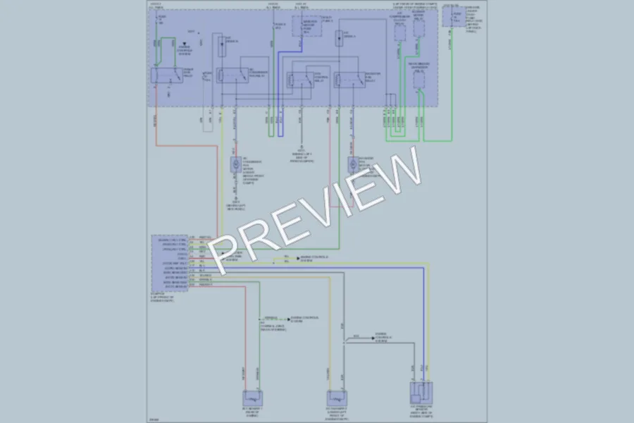 2012 Honda Accord Cooling Fan wiring diagram preview