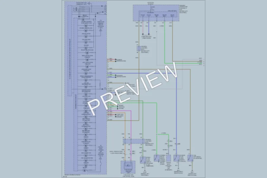 2012 Honda Accord Instrument Cluster wiring diagram preview