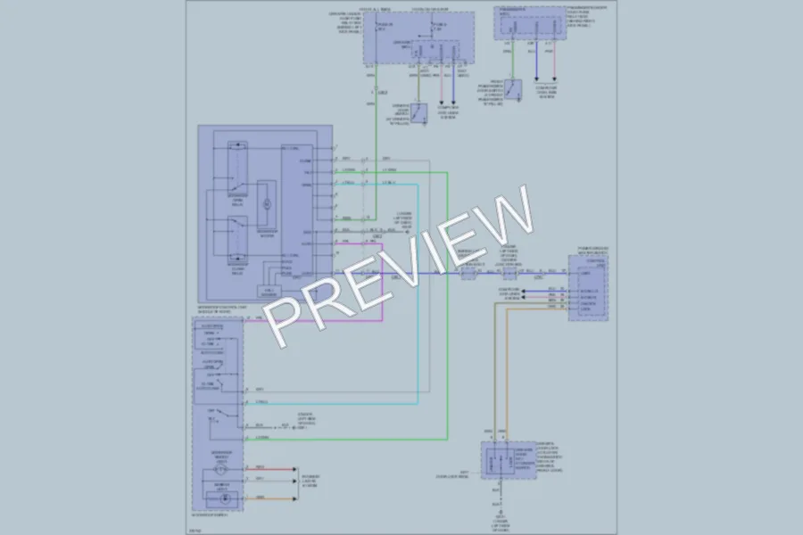 2012 Honda Accord Power Top Sunroof wiring diagram preview