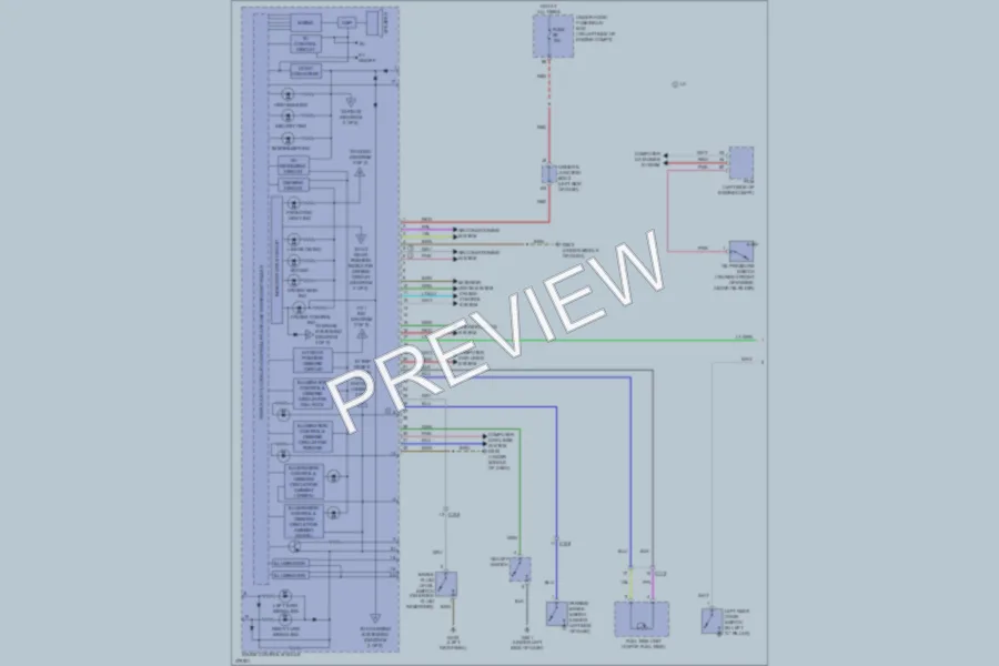 2012 Honda CRV Instrument Cluster wiring diagram preview