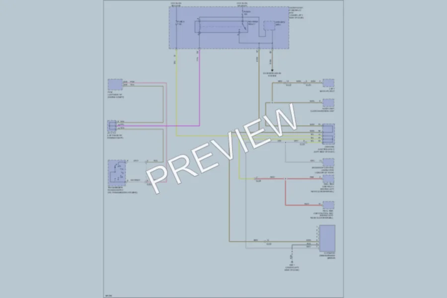 2012 Honda CRV Power Mirrors wiring diagram preview