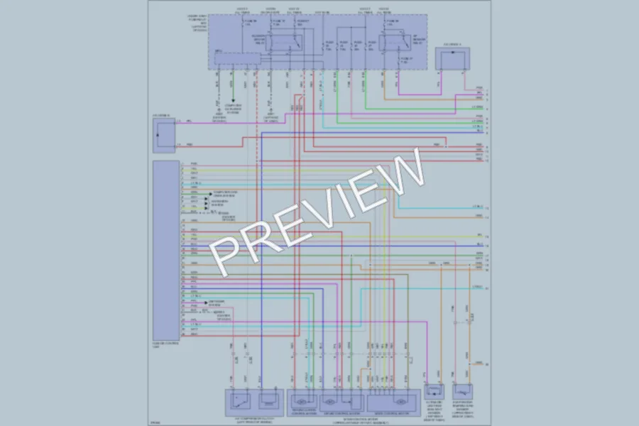 2012 Honda CRZ Air Conditioning wiring diagram preview