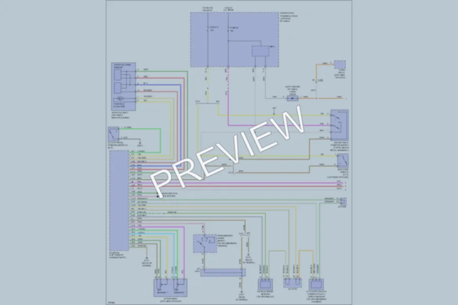 2012 Honda CRZ Cruise Control wiring diagram preview