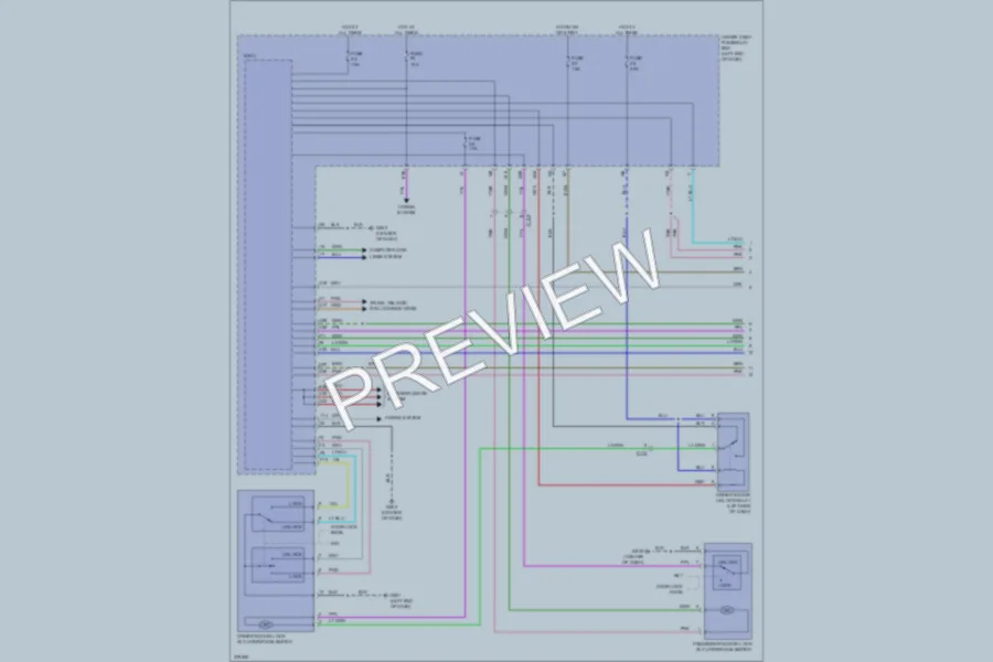 2012 Honda CRZ Power Door Locks wiring diagram preview