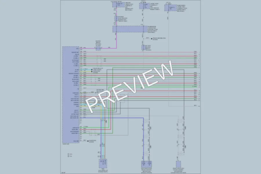 2012 Honda Crosstour Radio wiring diagram preview