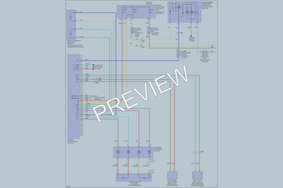 2012 Honda Crosstour Supplemental Restraints wiring diagram preview