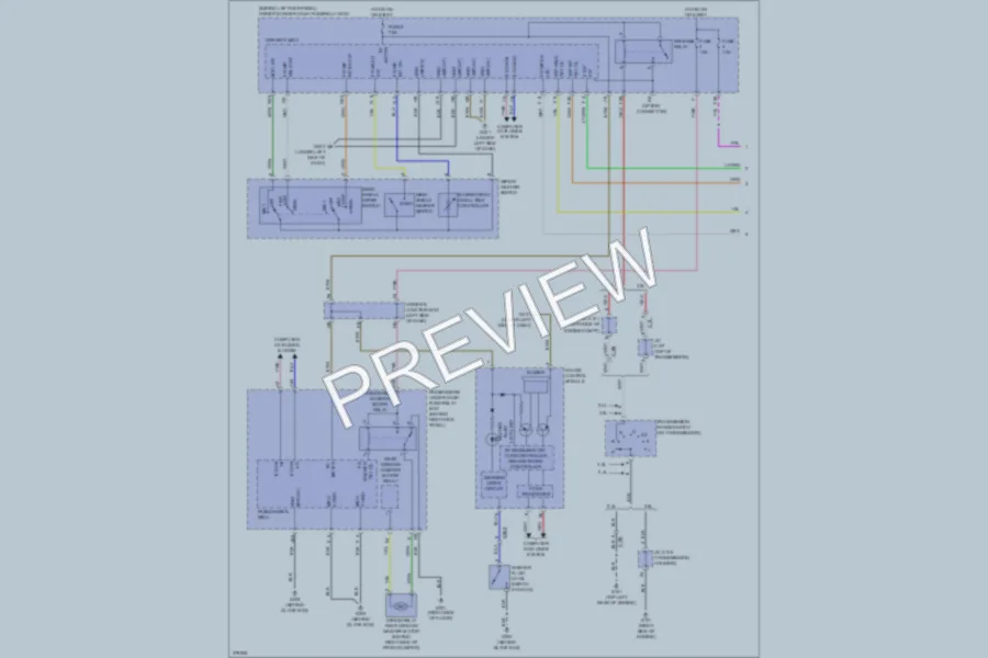 2012 Honda Crosstour Wiper Washer wiring diagram preview