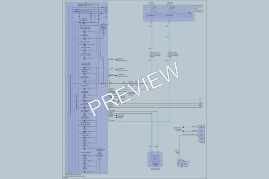 2012 Honda Fit Instrument Cluster wiring diagram preview