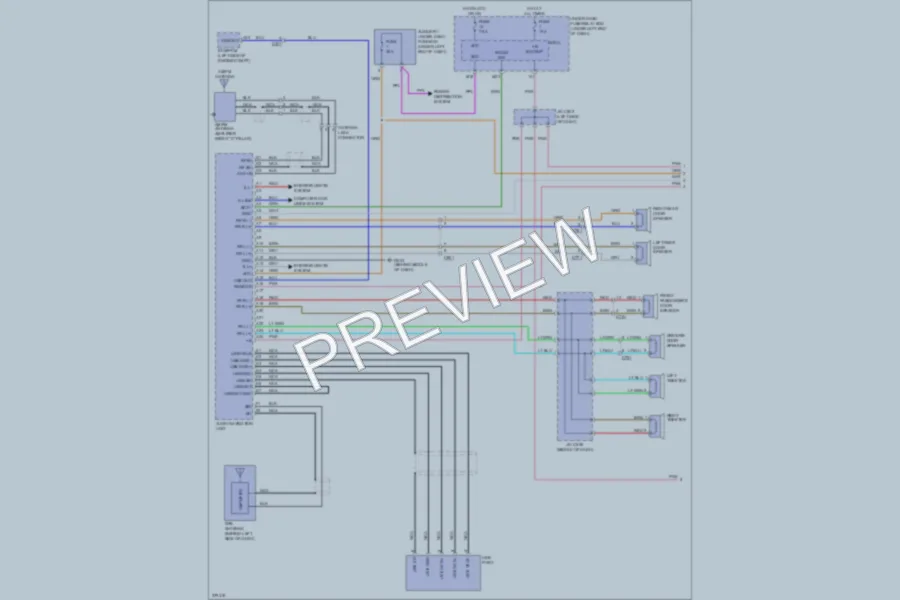 2012 Honda Fit Navigation wiring diagram preview