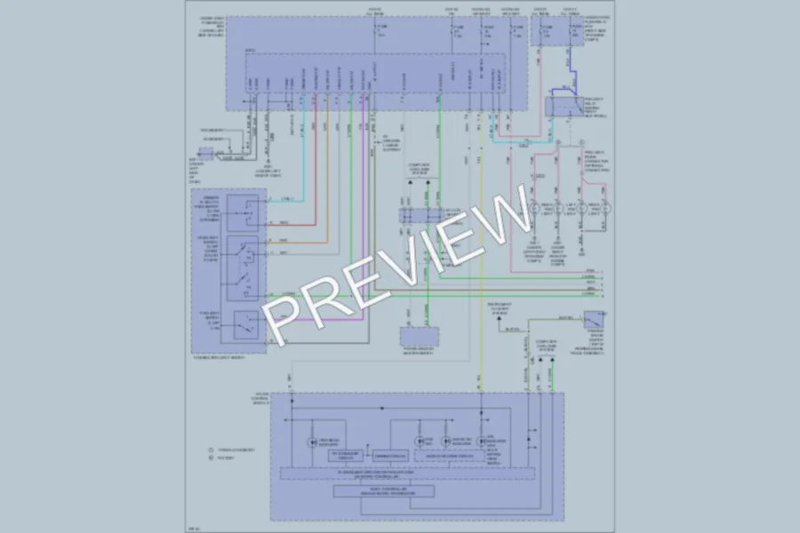 2012 Honda Pilot Headlights wiring diagram preview