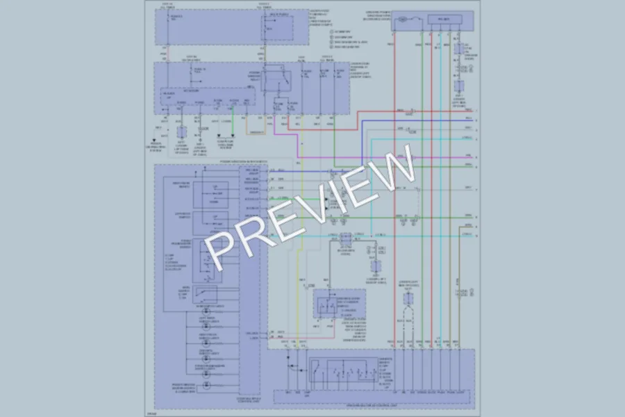 2012 Honda Pilot Power Windows wiring diagram preview
