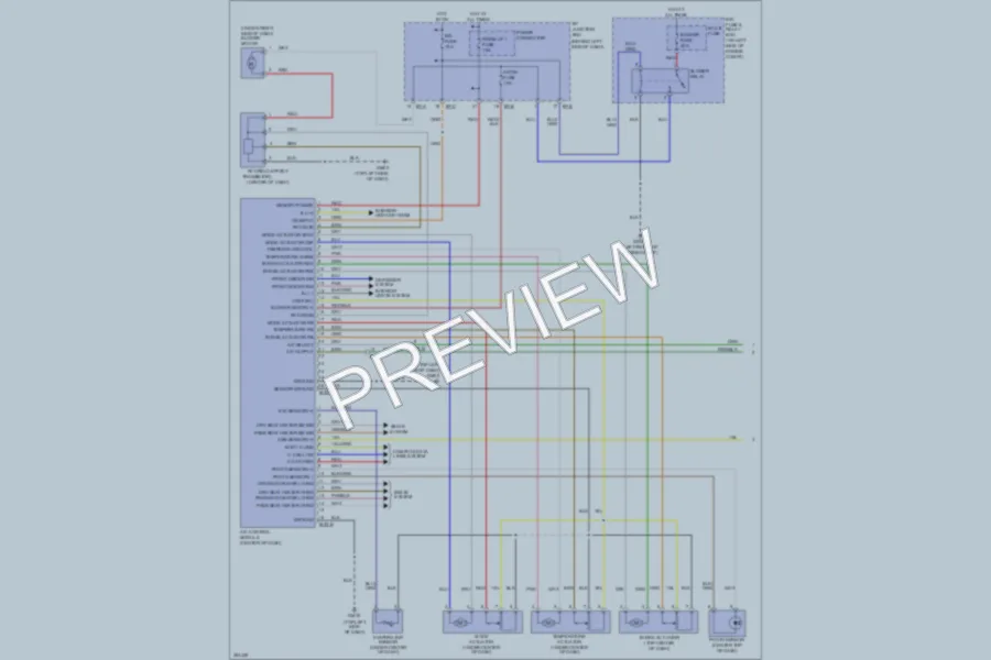 2012 Hyundai Accent Air Conditioning wiring diagram preview