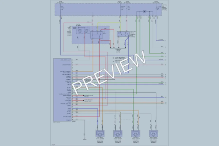 2012 Hyundai Accent Anti Lock Brakes wiring diagram preview