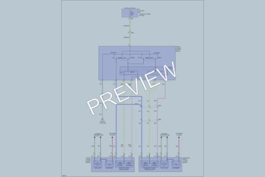 2012 Hyundai Accent Power Mirrors wiring diagram preview