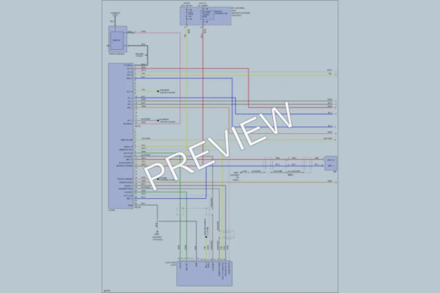 2012 Hyundai Accent Radio wiring diagram preview
