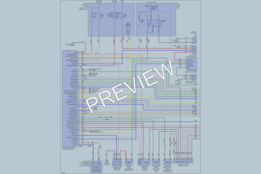 2012 Hyundai Azera Air Conditioning wiring diagram preview