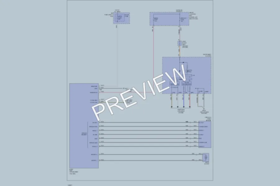 2012 Hyundai Azera Electronic Power Steering wiring diagram preview