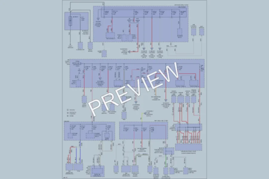 2012 Hyundai Azera Power Distribution wiring diagram preview