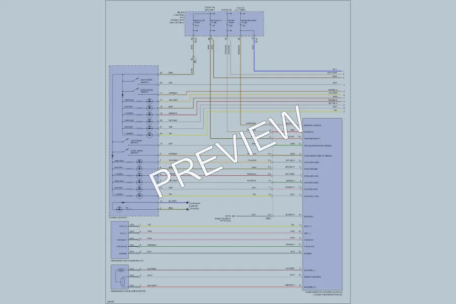 2012 Hyundai Azera Power Seats wiring diagram preview