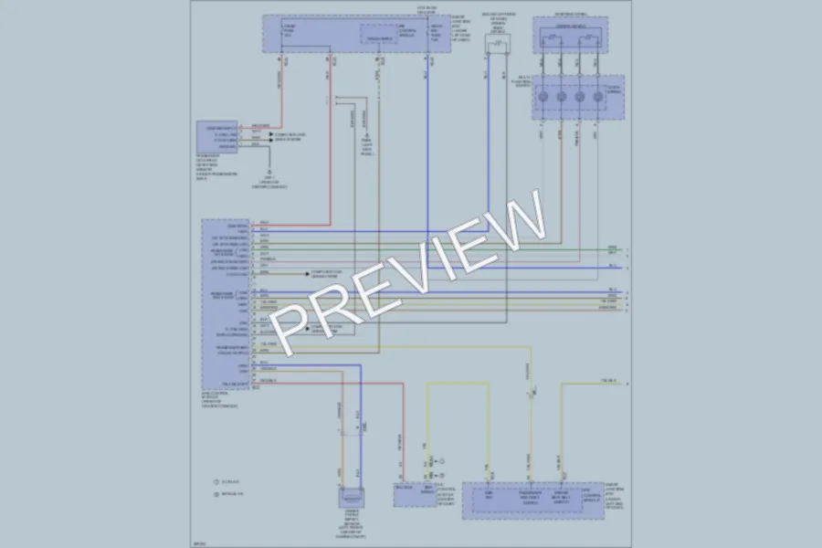 2012 Hyundai Azera Supplemental Restraints wiring diagram preview