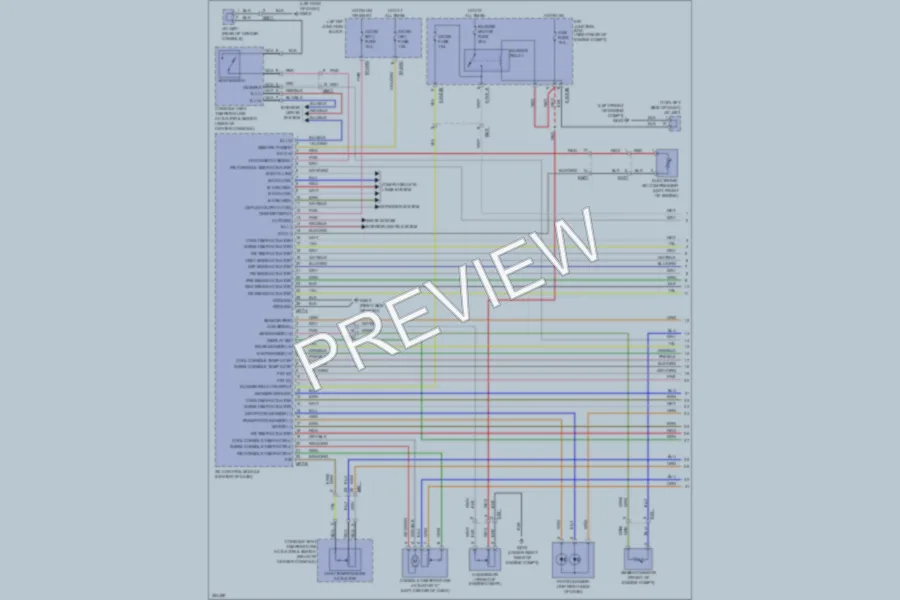 2012 Hyundai Equus Air Conditioning wiring diagram preview