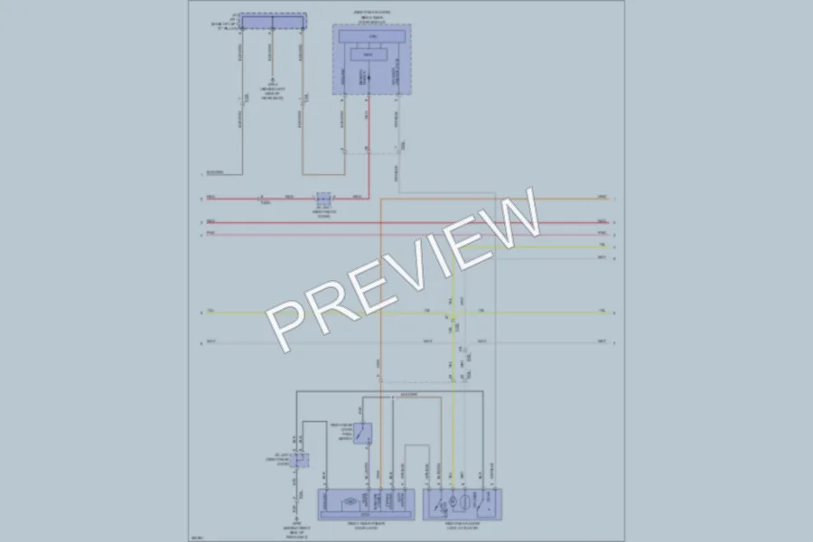 2012 Hyundai Equus Anti Theft wiring diagram preview