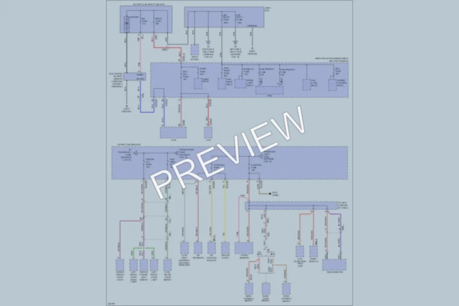 2012 Hyundai Equus Power Distribution wiring diagram preview
