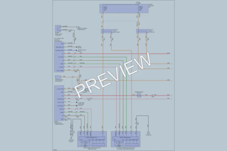 2012 Hyundai Equus Power Windows wiring diagram preview