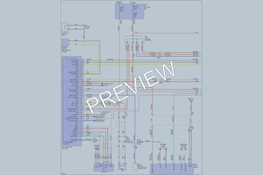 2012 Hyundai Equus Radio wiring diagram preview