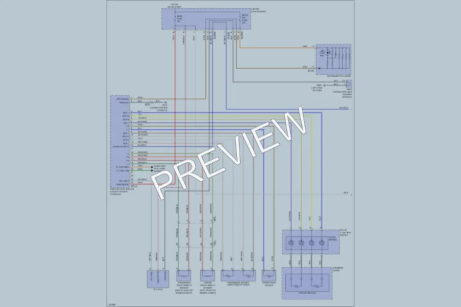 2012 Hyundai Equus Supplemental Restraints wiring diagram preview