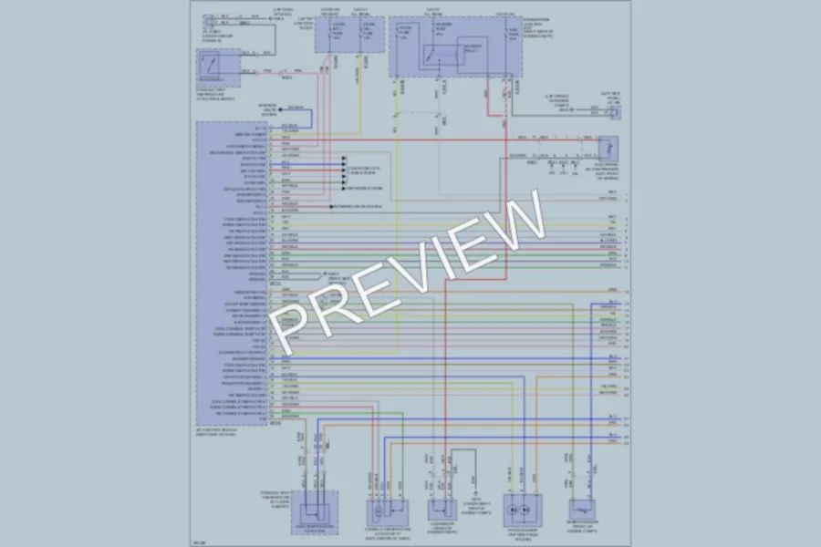 2012 Hyundai Genesis Air Conditioning wiring diagram preview