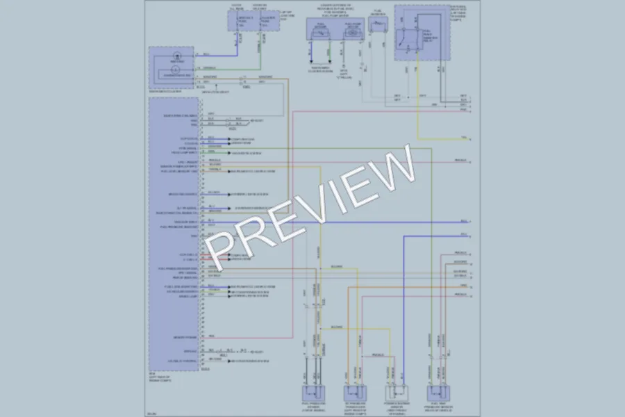 2012 Hyundai Genesis Engine Performance wiring diagram preview