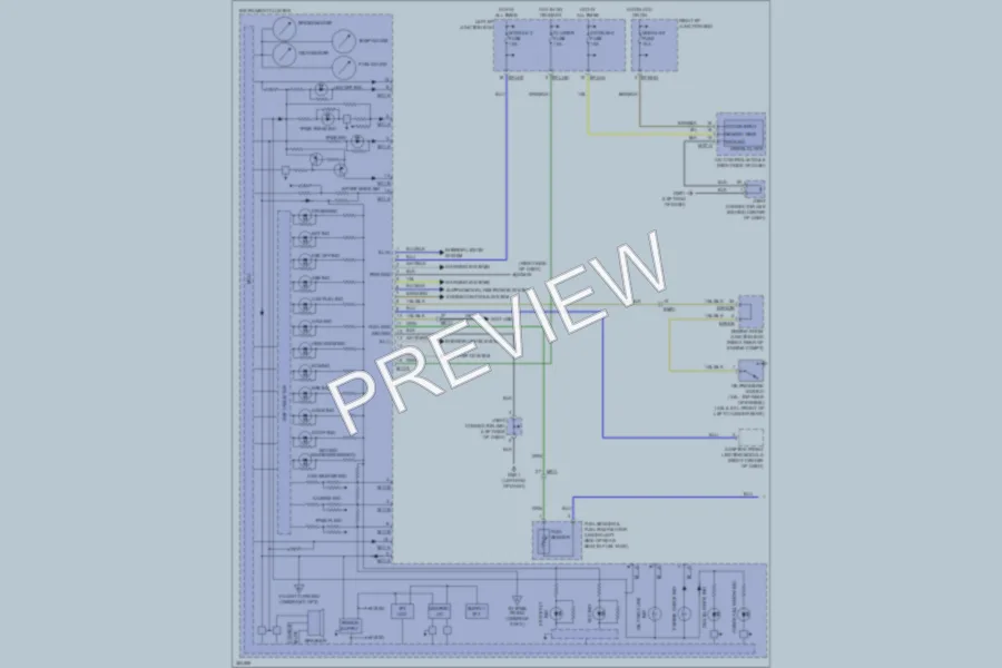 2012 Hyundai Genesis Instrument Cluster wiring diagram preview