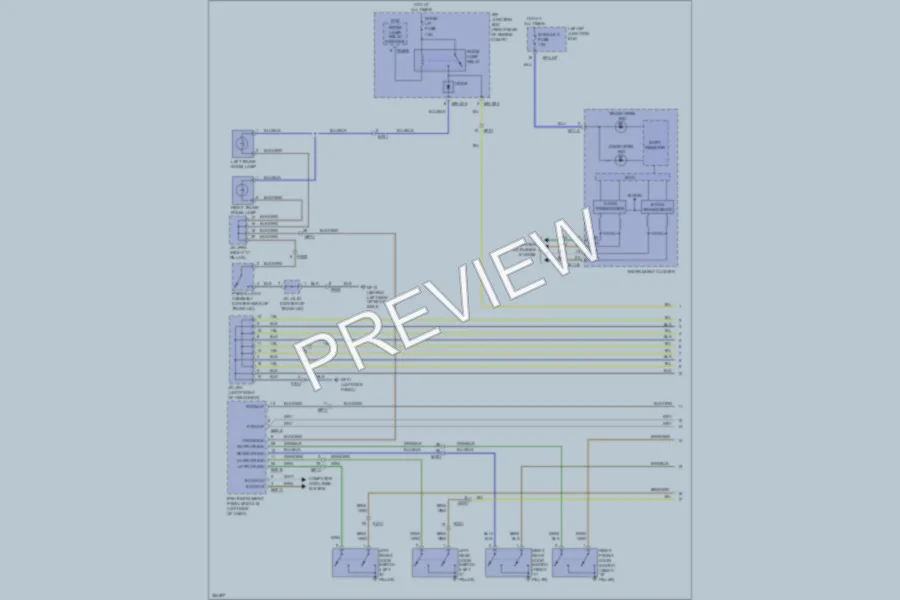 2012 Hyundai Genesis Interior Lights wiring diagram preview